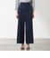シャンブレーデニム ワイドパンツ