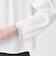 【ウォッシャブル】バックサテンジョーゼットブラウス