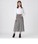 【Signature Style】【ウォッシャブル】千鳥/グレンチェックJQスカート