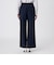 【ウォッシャブル】【裏起毛】ブラッシュドツイルストレートパンツ