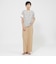 【カタログ掲載品】【ウォッシャブル】コットン麻ブレンドストレッチワイドストレートパンツ