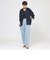 【1枚で決まる】【ウォッシャブル】ヘアリ－ジャカードブラウス