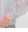 【カタログ掲載品】【ウォッシャブル】シアーコンビストライプロングシャツ
