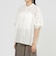 【SANYO Style EDITION掲載】【ウォッシャブル】タイルジャカードコンビブラウス