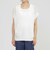 【SANYO Style EDITION掲載】【ウォッシャブル】アイレットメッシュレイヤードニット