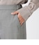 【カタログ掲載】【ウォッシャブル】ラメグレンチェックブラッシュドストレートパンツ