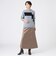 【SANYO Style EDITION掲載】【ウォッシャブル】ブロッキングウールニットプルオーバー