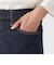 【ウォッシャブル】カーブデニムパンツ