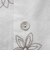 花柄刺しゅうシャツ