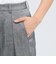 リネンブレンド テーパードパンツ
