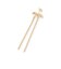 【Saskia Diez】リボンピアス《WEB＆EPOCA THE SHOP店舗限定》