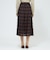 【EPOCA STORIA】オンブレーチェックスカート 《WEB＆EPOCA THE SHOP店舗限定》