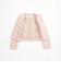 コットンファンシーツィード ノーカラージャケット