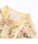 グラフィカルフラワー プリーツスカート