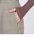 グレンチェックストレッチ ワイドストレートパンツ