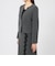 【24 TWENTY FOUR JACKET】 ハウンドトゥースノーカラージャケット