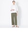 【S.lab Pants】リネンライクワイドパンツ
