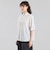 GREY LABEL ストライプショートスリーブレギュラーカラーシャツ