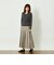 GREY LABEL チェックプリーツスカート