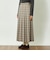 GREY LABEL チェックプリーツスカート