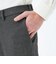 裏起毛ツイルストレッチ エラスティックパンツ