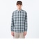 ショートレギュラーカラーシャツ オンブレチェック