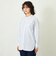 GREY LABEL バンドカラーパターンドシャツ