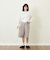 GREY LABEL サイドリボンクロップドシャツ