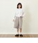 GREY LABEL サイドリボンクロップドシャツ
