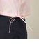 GREY LABEL サイドリボンクロップドシャツ