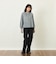 GREY LABEL スタンドカラーギャザーシャツ