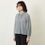 GREY LABEL スタンドカラーギャザーシャツ