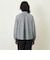 GREY LABEL スタンドカラーギャザーシャツ