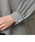 GREY LABEL スタンドカラーギャザーシャツ