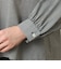 GREY LABEL スタンドカラーギャザーシャツ