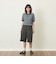【GREY LABEL】リネンミックスボーダーポロニット