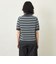 【GREY LABEL】リネンミックスボーダーポロニット