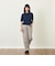 GREY LABEL リネンミックスポロニット