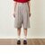 GREY LABEL リネンコットンヘリンボンハーフパンツ