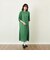GREY LABEL リネンミックスバンドカラーワンピース