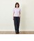 GREY LABEL リネンミックスロゴTシャツ