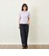 GREY LABEL リネンミックスロゴTシャツ