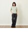 GREY LABEL リネンミックスロゴTシャツ