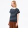 【Bicolor Knit Polo】ボーダー半袖