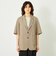 GREY LABEL リネンミックスチェックジャケット