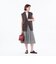 【UPTON GILET（アップトン ジレ）】リネンメッシュ