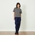 GREY LABEL マルチボーダー半袖Ｔシャツ