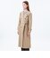 【WEB&一部店舗限定】【LUTHRIE(ラスリー)】ソフトギャバジントレンチコート