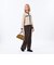 【LEE11月号/蛯原友里さん着用】【MP STANDARD TROUSERS 001 WIDE FIT】WARM TWILL製