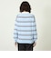 GREY LABEL ファインコットンボーダーポロニット